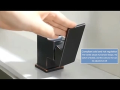 SUS304-enig-Handvatpull-down de Tapkraan van de Spuitbuskeuken met Twee Functie Sprayhead