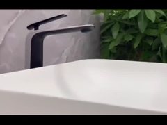 Van het het Gaten Enige Handvat van het messings de Moderne Schip Enige Kraan van de het Bassinmixer in Grijs