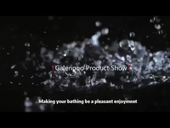 10-nevel zet de handbediende Muur Douchehoofd in Matte Black op