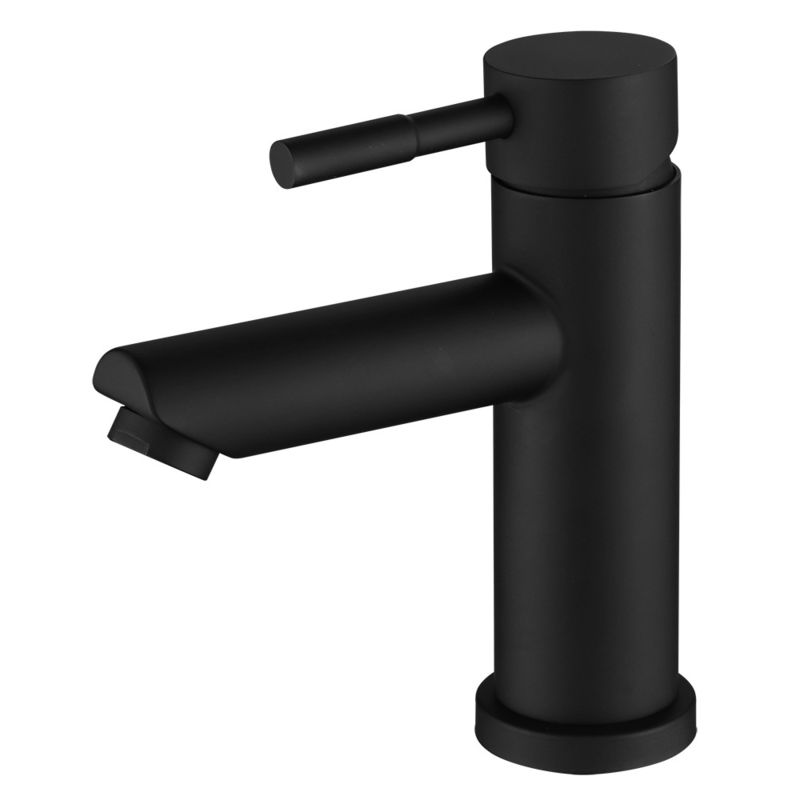 SUS304 Mixer van het het Handvatbassin van het roestvrij staal de Enige Gat Enige in Matte Black Chrome-het Goud van Sn