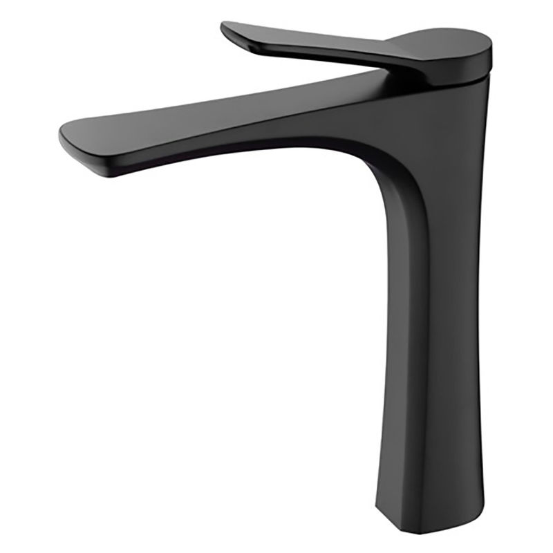 Mixer van het het Handvatbassin van het messings de Moderne Enige Gat Enige in Chrome Matte Black Gold Grey
