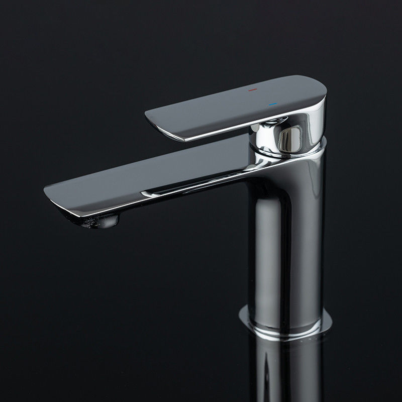 Mixer van het het Handvatbassin van het messings de Moderne Enige Gat Enige in Chrome Matte Black Gold Grey