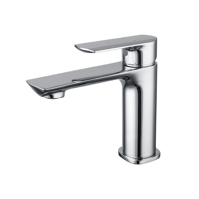 Mixer van het het Handvatbassin van het messings de Moderne Enige Gat Enige in Chrome Matte Black Gold Grey