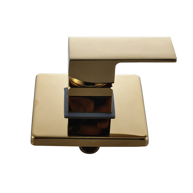 Druk van Chrome Matte Black Square Shower Handle bracht 1/2 in Ruw in de Uitrusting van de Klepversiering in evenwicht