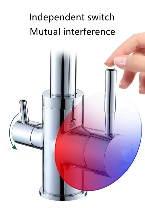 Dual Handle Torneira Da Cozinha Messing Mixer Keukenkraan Sleutel Griferia Para Cocina Voor Keuken