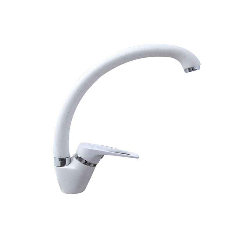 Keuken kraan wasbak mixer kraan warm koude mixer enkel handvat keuken kraan draaiend spoot