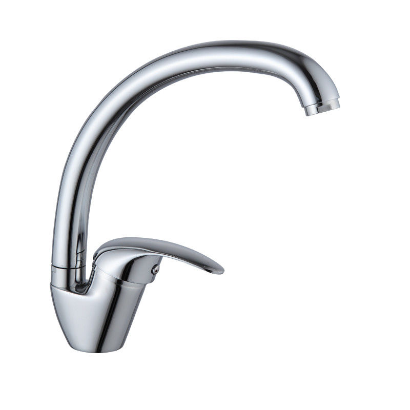 Keuken kraan wasbak mixer kraan warm koude mixer enkel handvat keuken kraan draaiend spoot