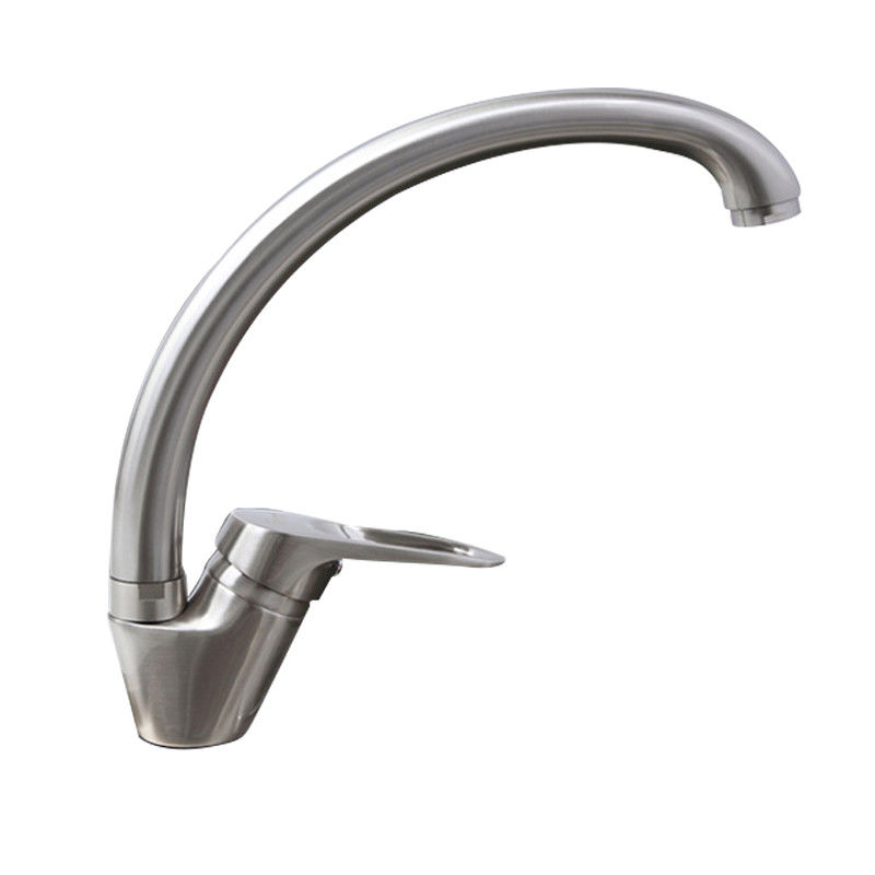 Keuken kraan wasbak mixer kraan warm koude mixer enkel handvat keuken kraan draaiend spoot